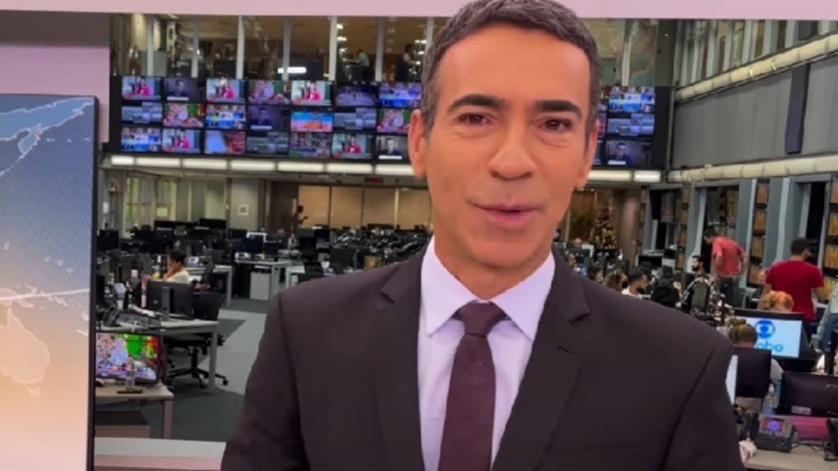 César Tralli no Jornal Hoje