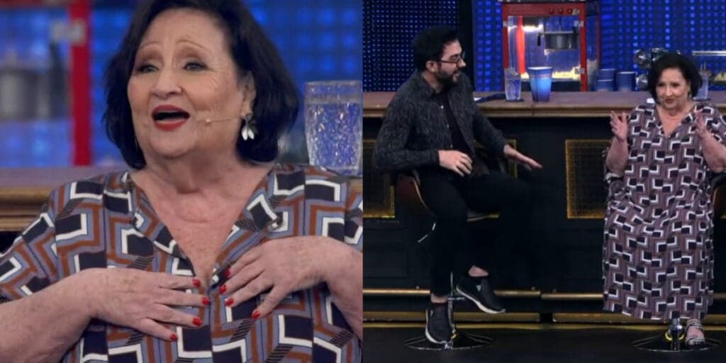 Dona Déa faz pergunta absurda e Padre Fábio de Melo diz que tem que se retirar do palco: "Vou ter que sair''