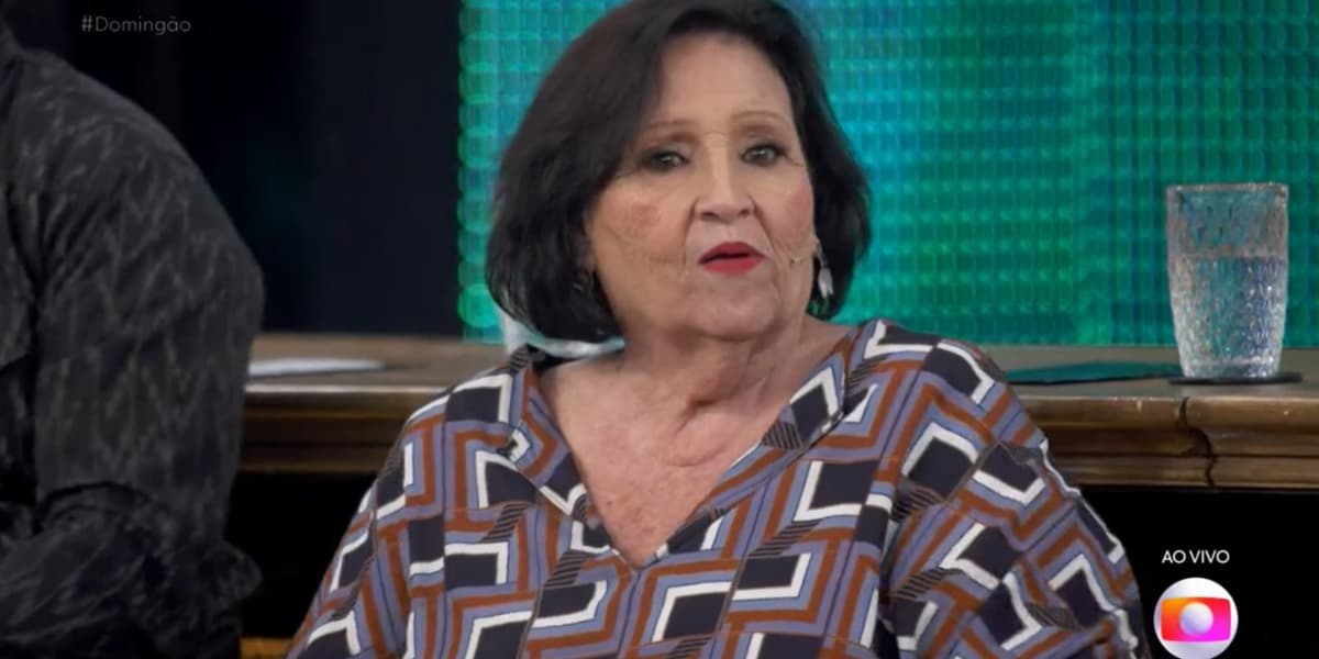 Dona Déa Lúcia no Domingão - Foto: Reprodução