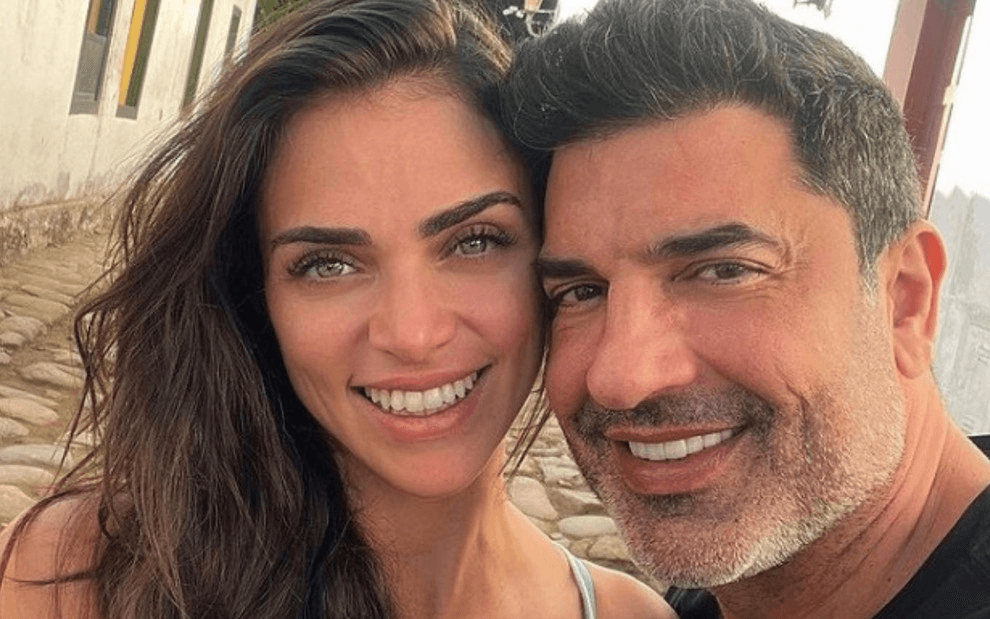 Jaqueline Ciocci e Edu Guedes juntos (Foto: Divulgação)