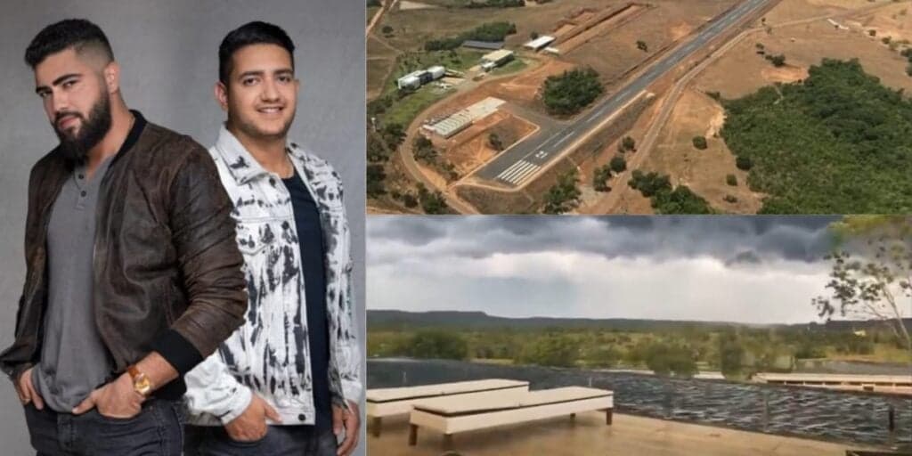Centenas de cabeça de gado, represas e aeroporto: a absurda fazenda "Terra Prometida", de Henrique e Juliano
