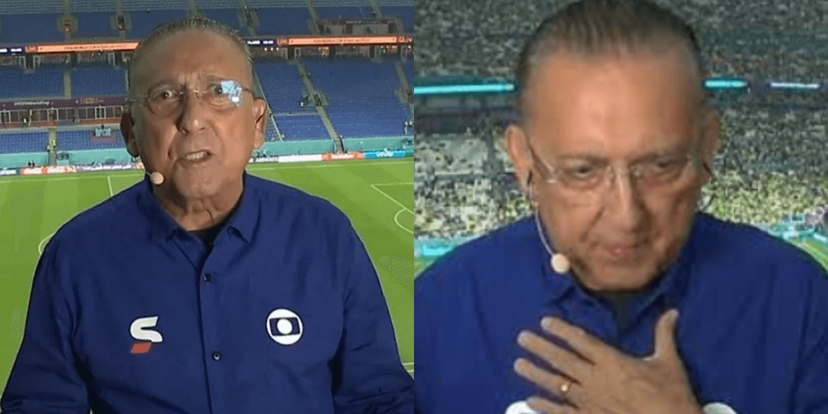 Galvão Bueno se despediu da narração de jogos da selação brasileira e William Bonner opinou sobre o assunto (Foto: Reprodução) Galvão Bueno se despediu da narração de jogos da selação brasileira e William Bonner opinou sobre o assunto (Foto: Reprodução)