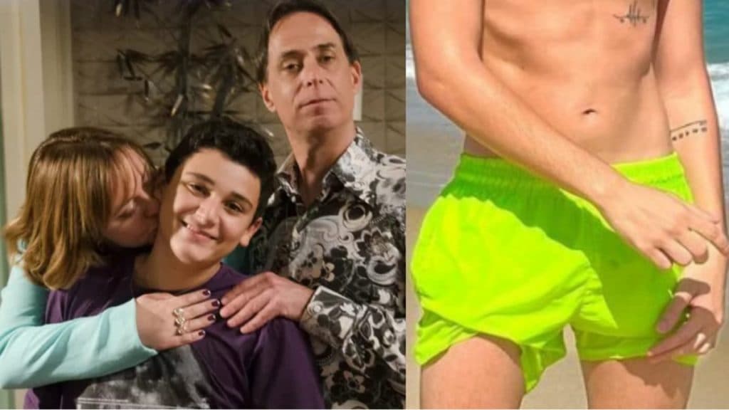 Filho de Agostinho e Bebel de A Grande Família, cresceu, se tornou um homão e surgiu até de cueca