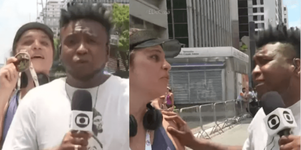 Isabel Teixeira é expulsa de transmissão no É de Casa e repórter se defende: "Ninguém é obrigado"