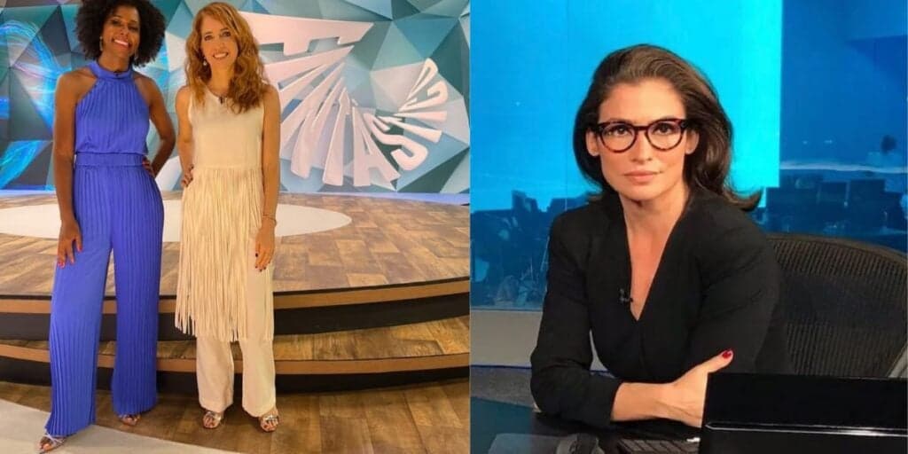 No Fantástico, Poliana e Maju não ganham nem um terço do salário milionário de Renata Vasconcellos