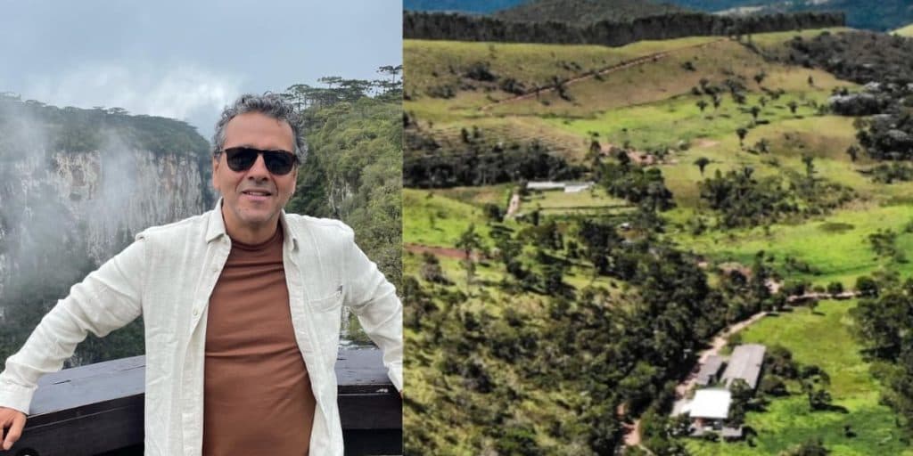 Lago próprio, hortas e até gado: a fazenda absurda de Marcos Palmeira, que já foi alvo de policiais