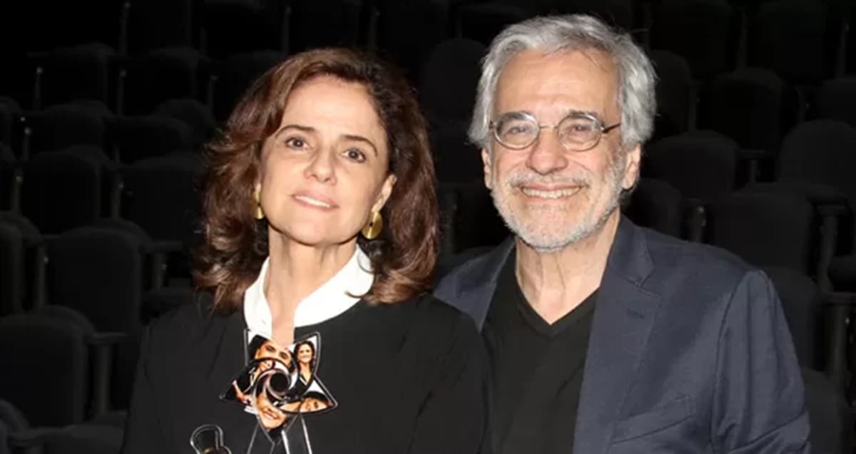 Marieta Severo e o marido (Foto: Reprodução) Marieta Severo e o marido (Foto: Reprodução)