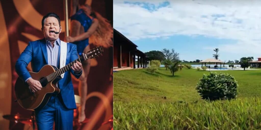 Piscina gigante, mansão com nove suítes e área de lazer: fotos provam que a fazenda de Marrone é absurda