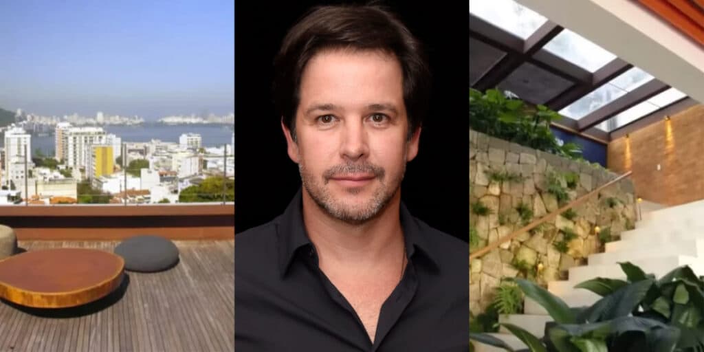 Pista de skate, vista para o Cristo Redentor e terraço a céu aberto: mansão de Murilo Benício é faraônica