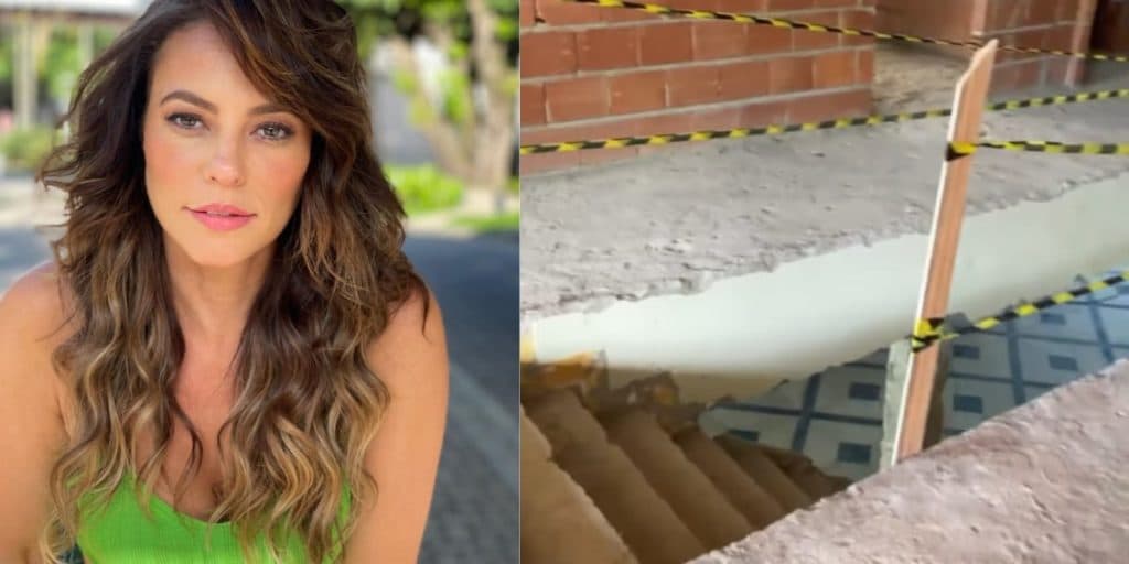 Paolla Oliveira mostra detalhes da mansão que está construindo, e para muitos, já parece até um palácio