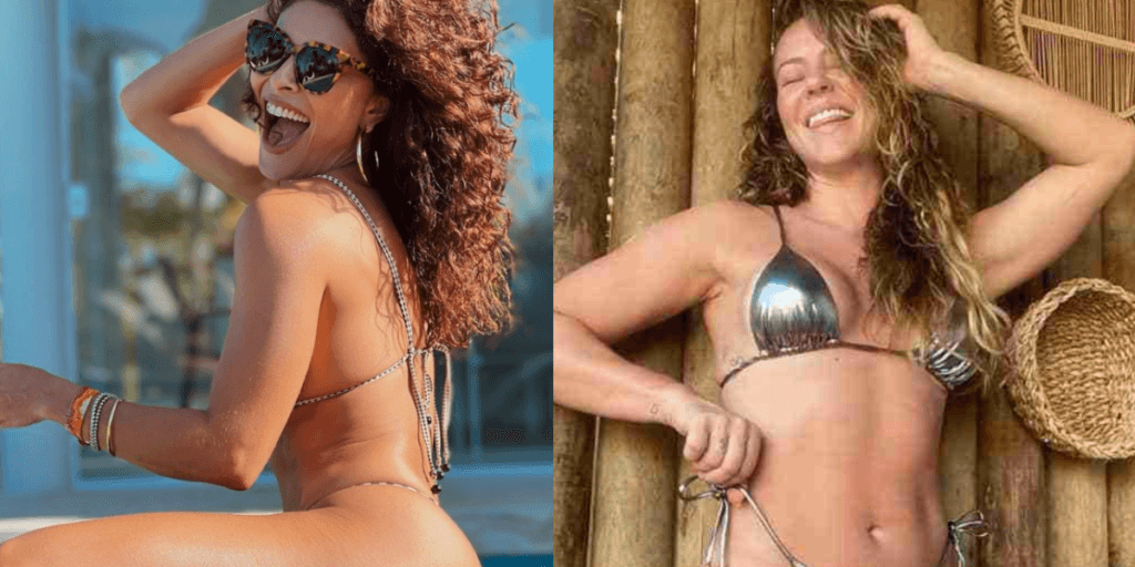 Calcinhas fininhas e lingerie transparente provam que Juliana Paes e Paolla Oliveira são as mais lindas do Brasil