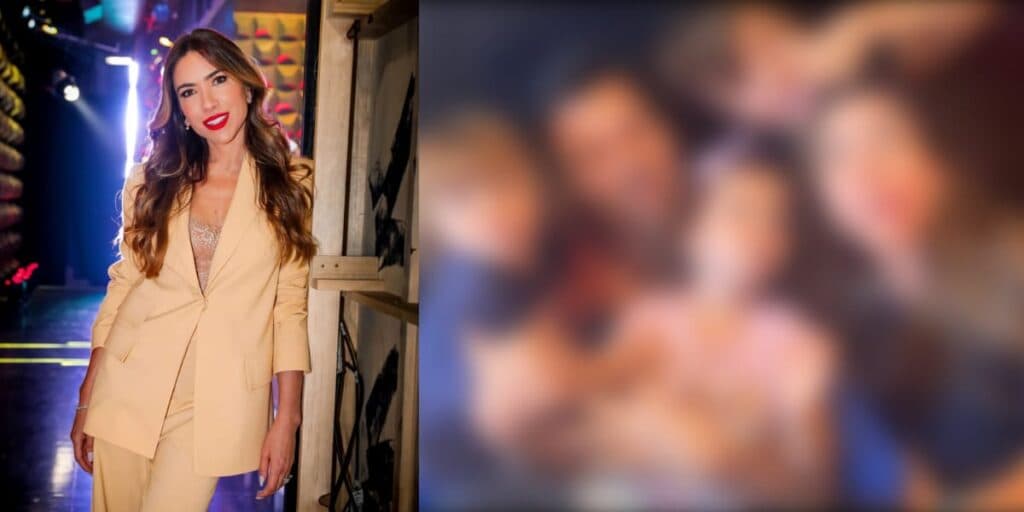 Patrícia Abravanel revela foto rara dos filhos com o vô, Silvio Santos, e prova que eles são os mais lindos