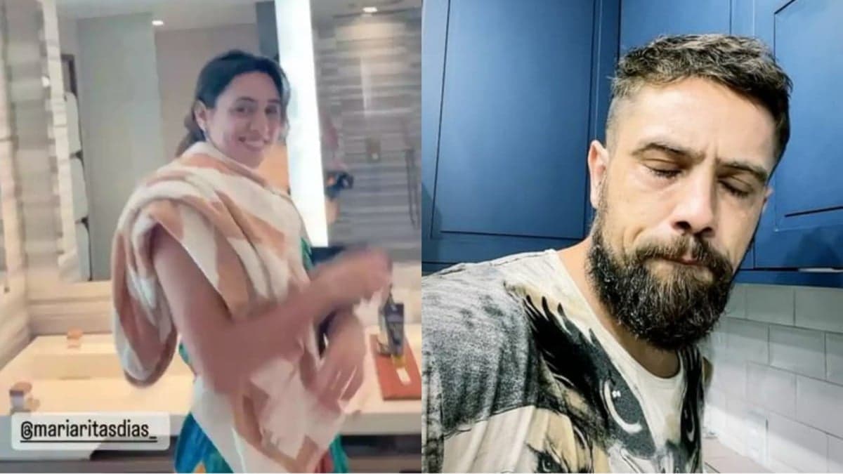 Ator da Globo posta foto com atriz no quarto de hotel e marca perfil das redes sociais (Fotos: Reprodução/ Instagram)