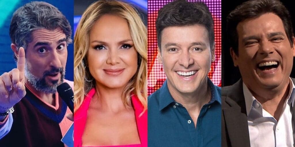 Marcos Mion, Rodrigo Faro, Eliana e Portiolli: Apresentadores da TV não se suportam e público sequer imagina