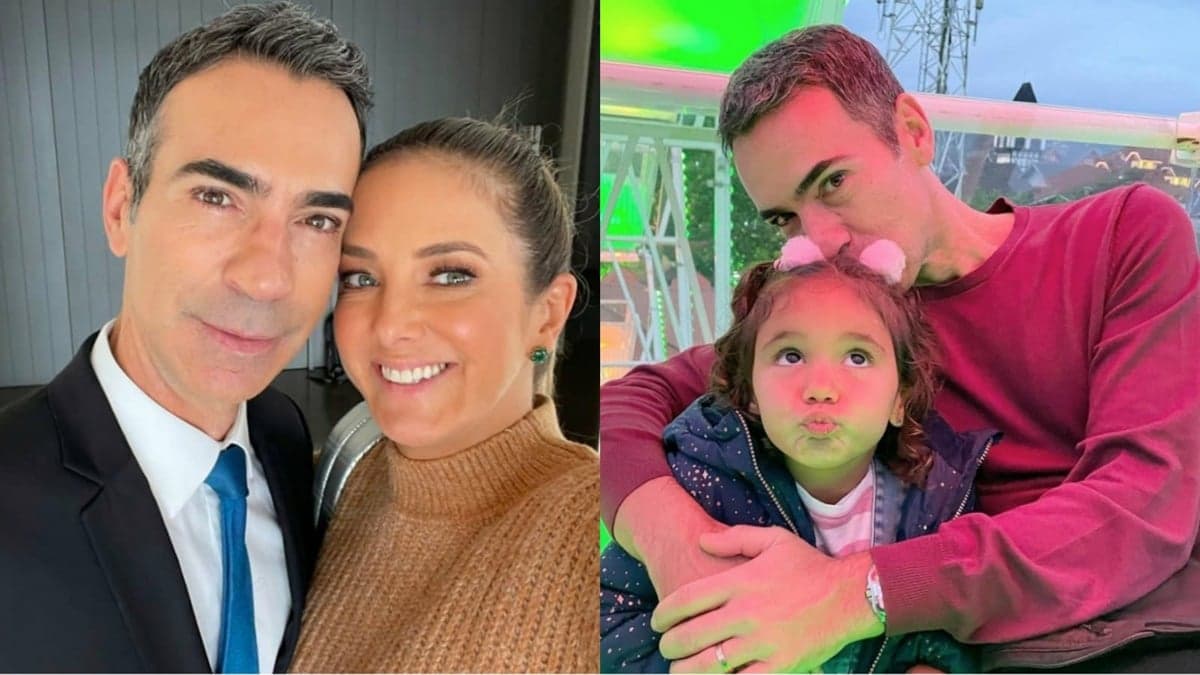 O jornalista da Globo é casado com apresentadora da Record e tem uma filha (Fotos: Reprodução/ Instagram) O jornalista da Globo é casado com apresentadora da Record e tem uma filha (Fotos: Reprodução/ Instagram)
