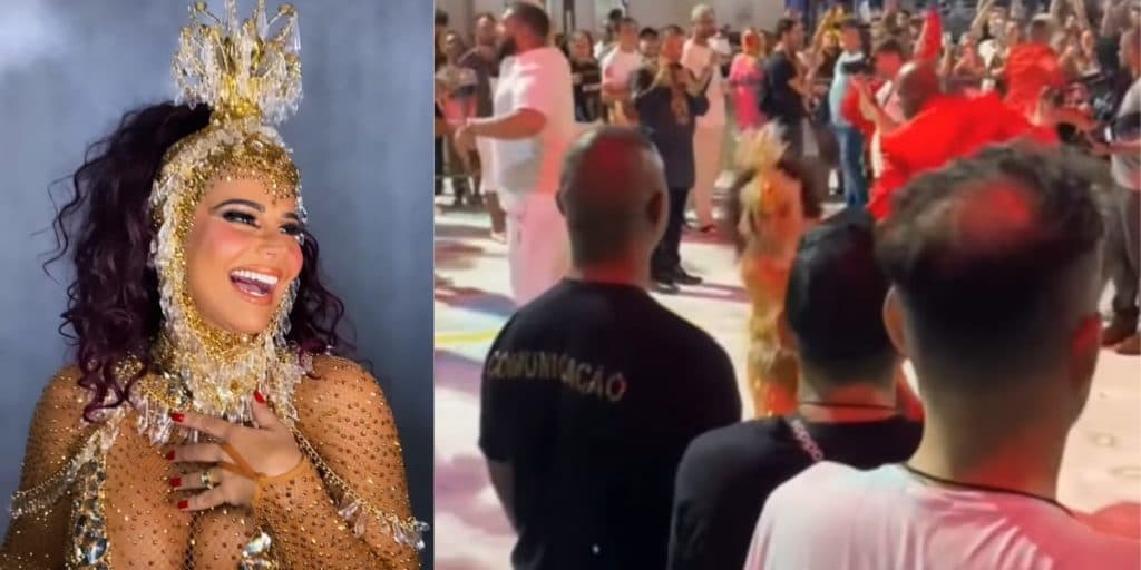 Vídeo mostra Viviane Araújo trombando em rapaz, caindo feio no chão e tomando atitude que muitos não teriam