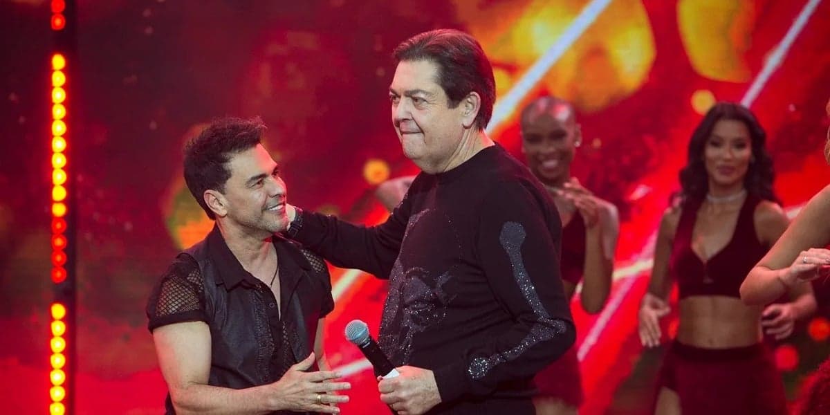 Zezé Di Camargo e Faustão (Foto: Divulgação / Band) Zezé Di Camargo e Faustão (Foto: Divulgação / Band)