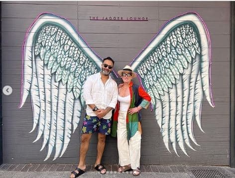 Ana Maria Braga e seu namorado Fábio Arruda, na África do Sul - Foto Reprodução Instagram