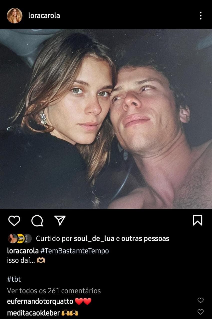 Publicação de Carolina Dieckmann (Foto: Reprodução/ Instagram)