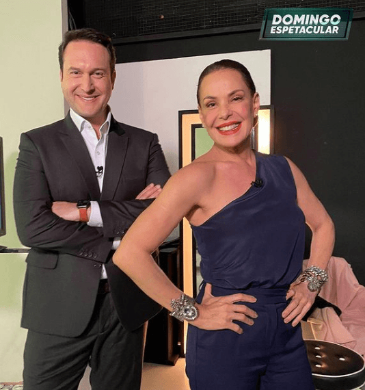 Carolina Ferraz e Eduardo Ribeiro (Foto: Divulgação/Record TV) Carolina Ferraz e Eduardo Ribeiro (Foto: Divulgação/Record TV)
