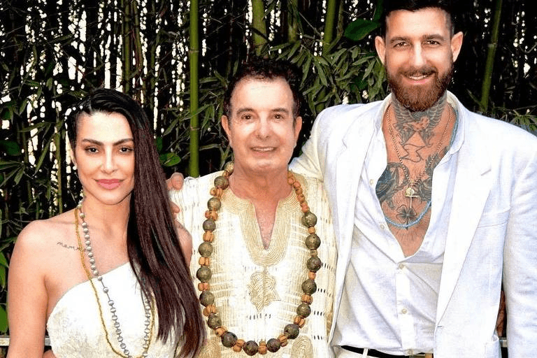 Cleo Pires e Leandro D'Lucca no dia do casamento (Foto: Divulgação)