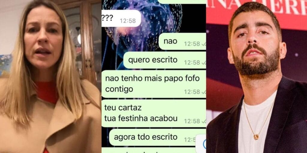 "Todo mundo vai saber quem você é": Em guerra, Piovani expõe série de prints de conversa com Pedro Scooby