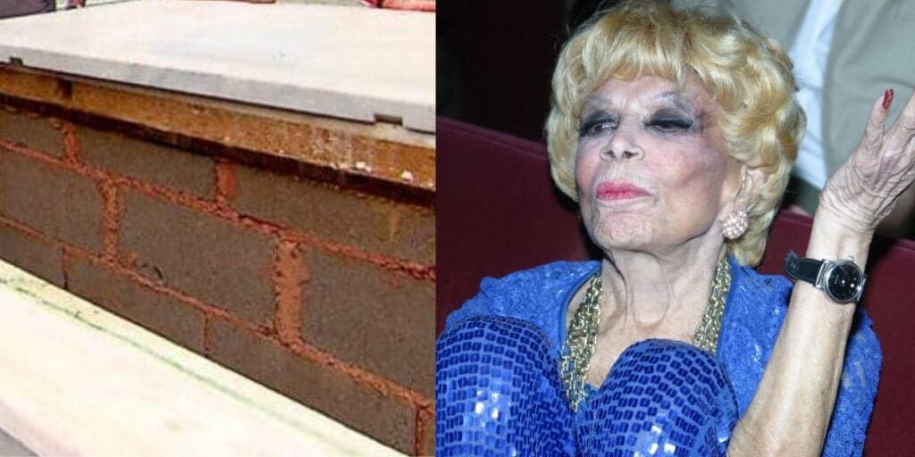 Túmulo de Dercy Gonçalves está desse jeito, após ela exigir ser enterrada de pé e TV expor imagens