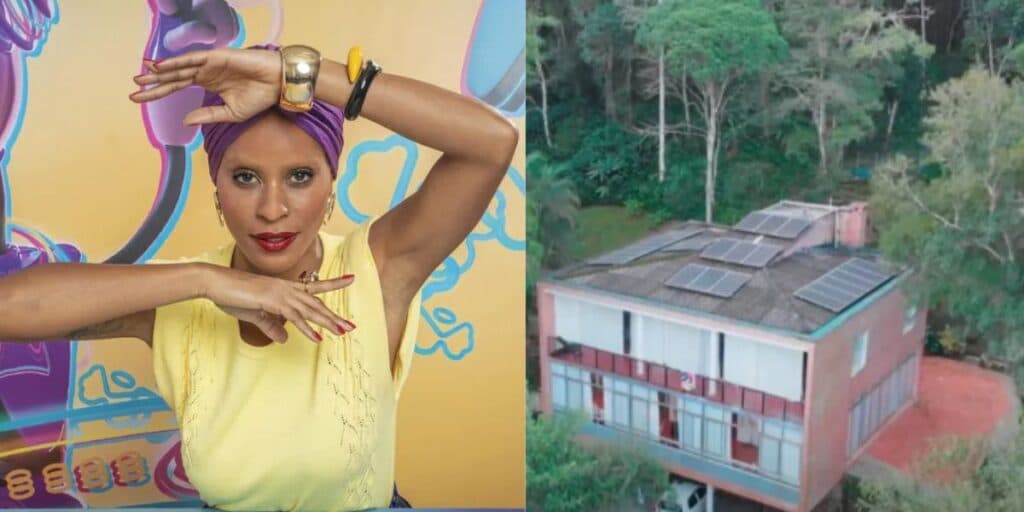 Aline Wirley, do BBB23, mora em mansão no meio da floresta com direito a piscina natural; veja fotos