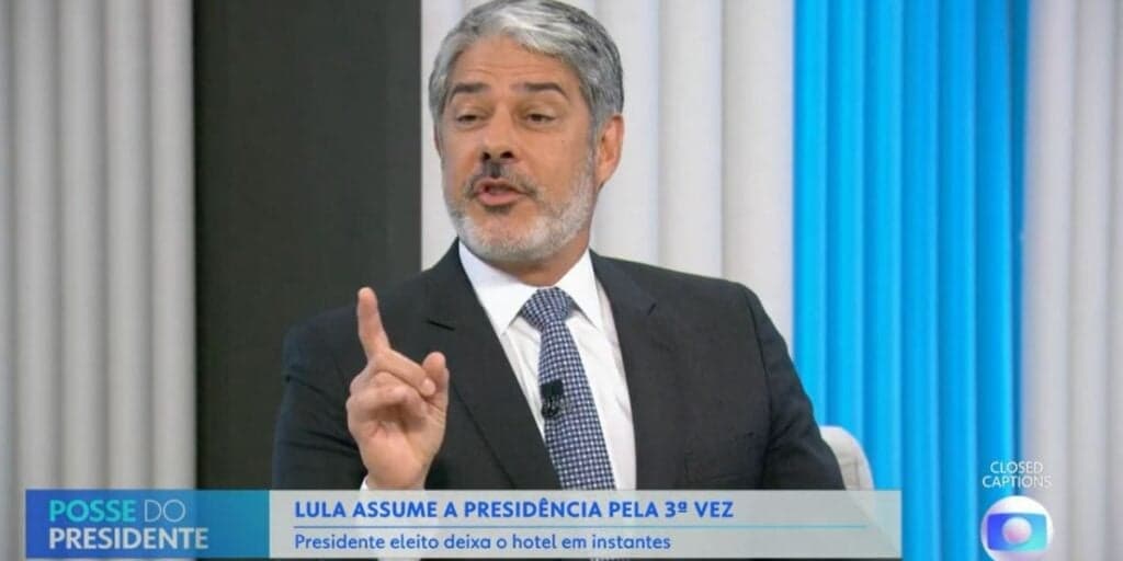 “Imediatamente fui humilhado”, Bonner expõe situação ao vivo na Globo em elevador na posse de Lula