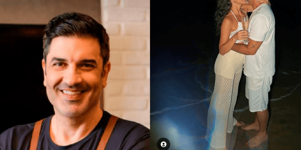 Foto de Edu Guedes aos beijos com integrante do Faustão prova que ele já não esconde mais relação