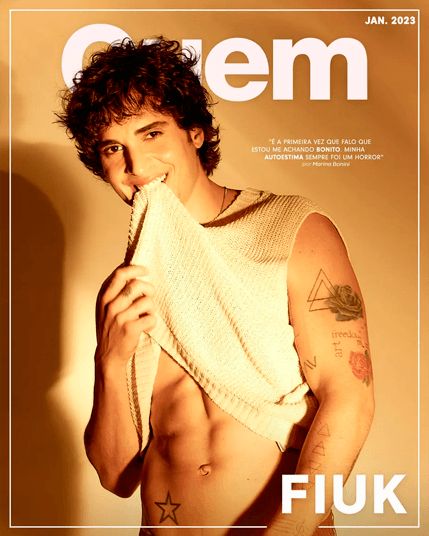 Fiuk expõe segredo em entrevista para a revista Quem (Foto: Reprodução, Revista Quem) Fiuk expõe segredo em entrevista para a revista Quem (Foto: Reprodução, Revista Quem)