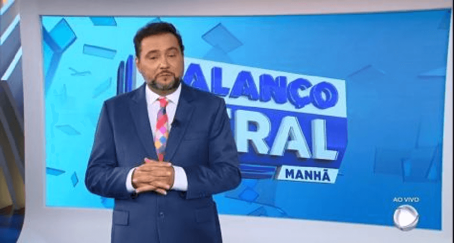 Geraldo Luís sob comando do 'Balanço Geral' (Foto: Divulgação)
