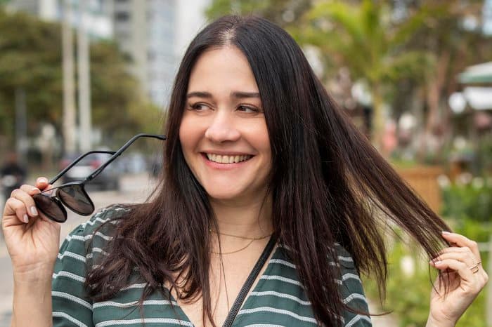 Personagem Guida de Travessia (Foto: Reprodução, Globo)