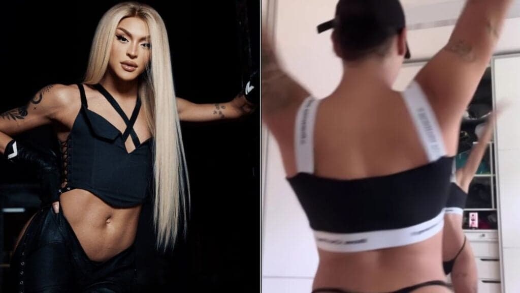 Pabllo Vittar surge só de calcinha atolada, exibe corpão e detalhe enorme não passa despercebido