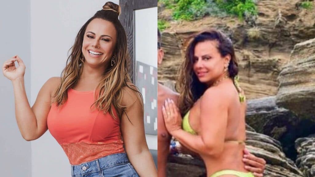 De biquíni fio-dental, Viviane Araújo abusa e prova ser uma das mulheres mais lindas do Brasil
