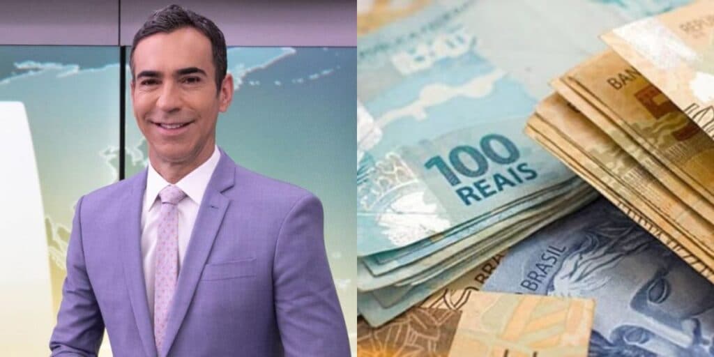 Acredite se quiser, este é o salário que César Tralli passou a ganhar da Globo ao assumir o Jornal Hoje