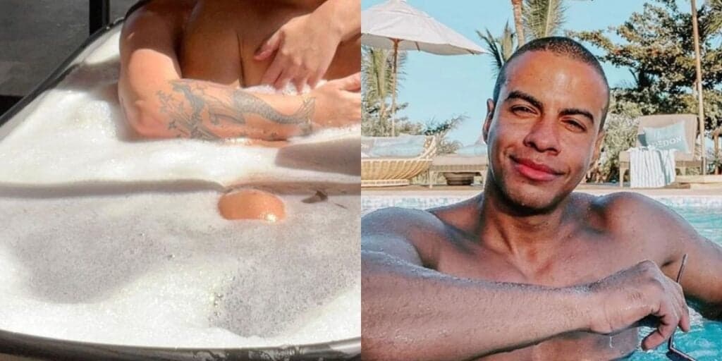 Fotos provam beleza chocante de amor que Thiago Oliveira, do É de casa, escolheu para vida dele