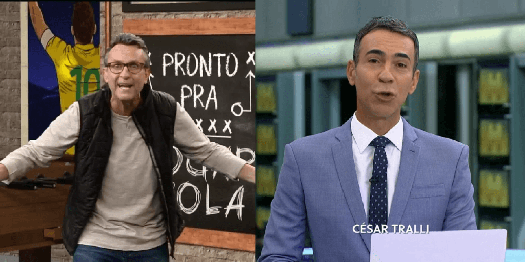 Após atacar a concorrente, Neto surge no meio do Jornal Hoje e vai ao ar na Globo e na Band simultaneamente