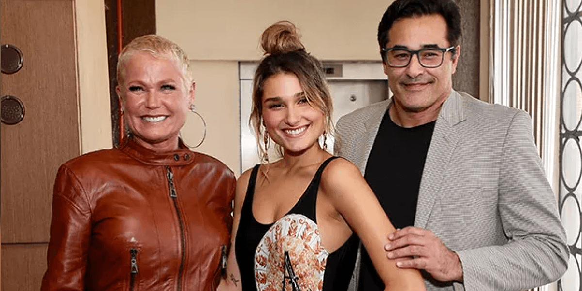 Xuxa e Luciano Szafir ao lado da filha, Sasha (Foto: Divulgação)