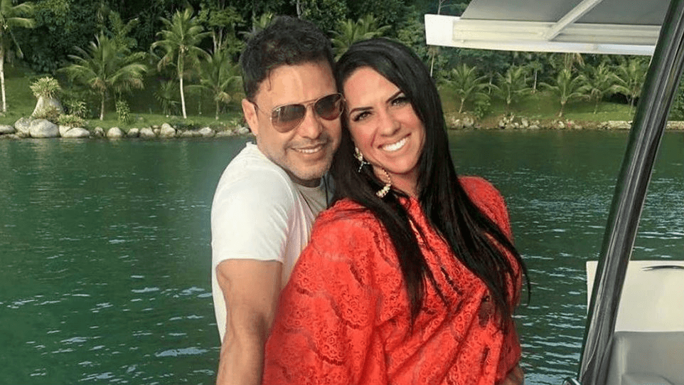 Graciele Larcerda e Zezé (Foto: Divulgação) Graciele Larcerda e Zezé (Foto: Divulgação)