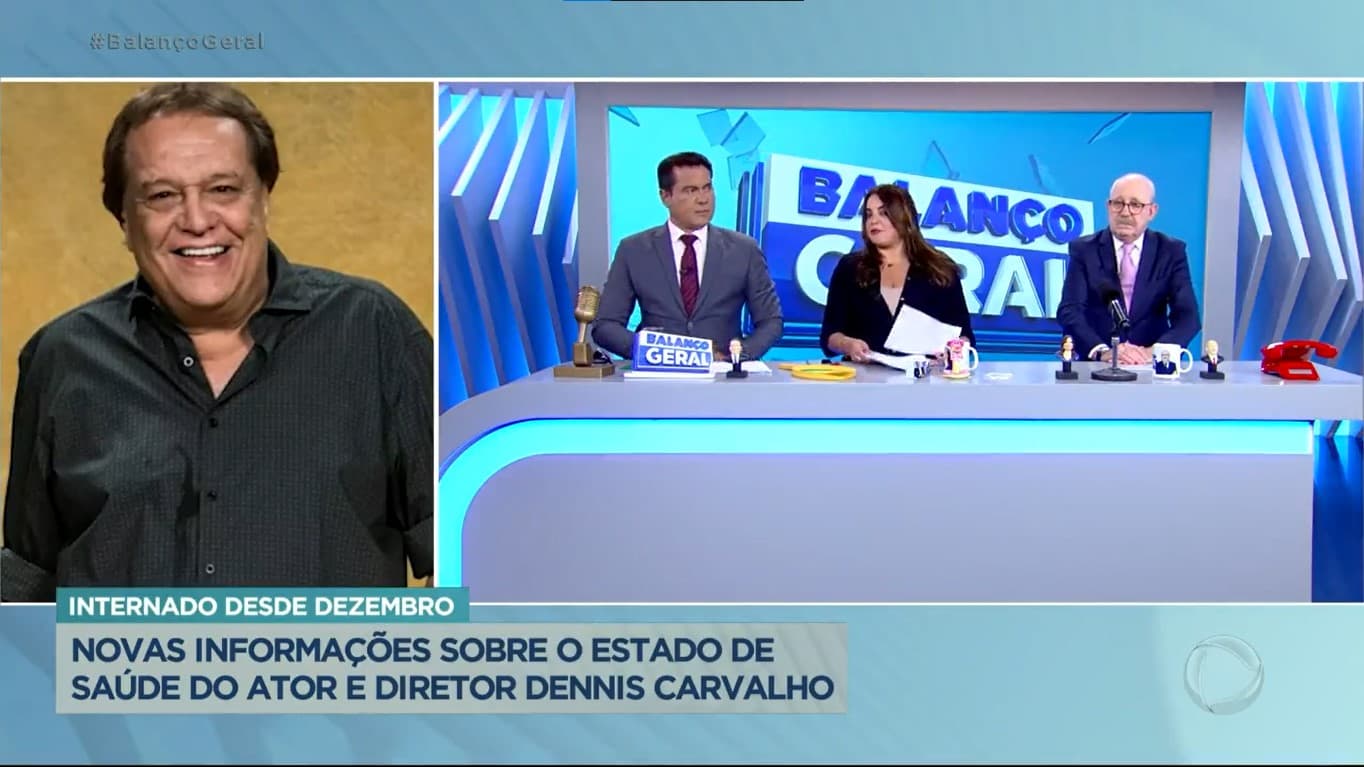 Gottino, Fabíola Reipert e Lombardi, falam do estado de saúde de Denis Carvalho - Foto: Reprodução Gottino, Fabíola Reipert e Lombardi, falam do estado de saúde de Denis Carvalho - Foto: Reprodução