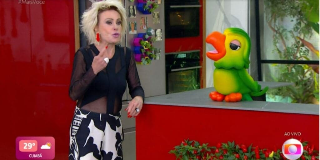 Louro Mané fala palavrão ao vivo no Mais Você e deixa Ana Maria totalmente em silêncio: "Put@ sacanagem"