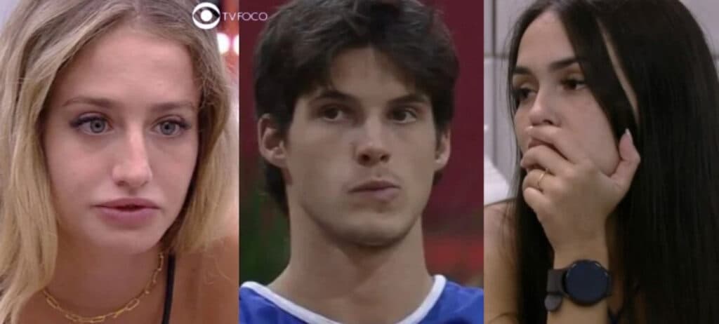 BBB23 - Na berlinda, Gabriel faz a caveira de Larissa para Bruna: "Acabou"