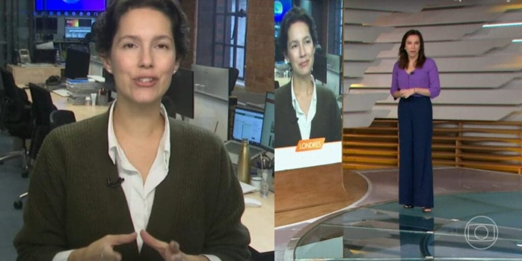 Cecília, namorada de Benício, pega Ana Paula Araújo de surpresa em jornal: "Eu me despeço com a descoberta"