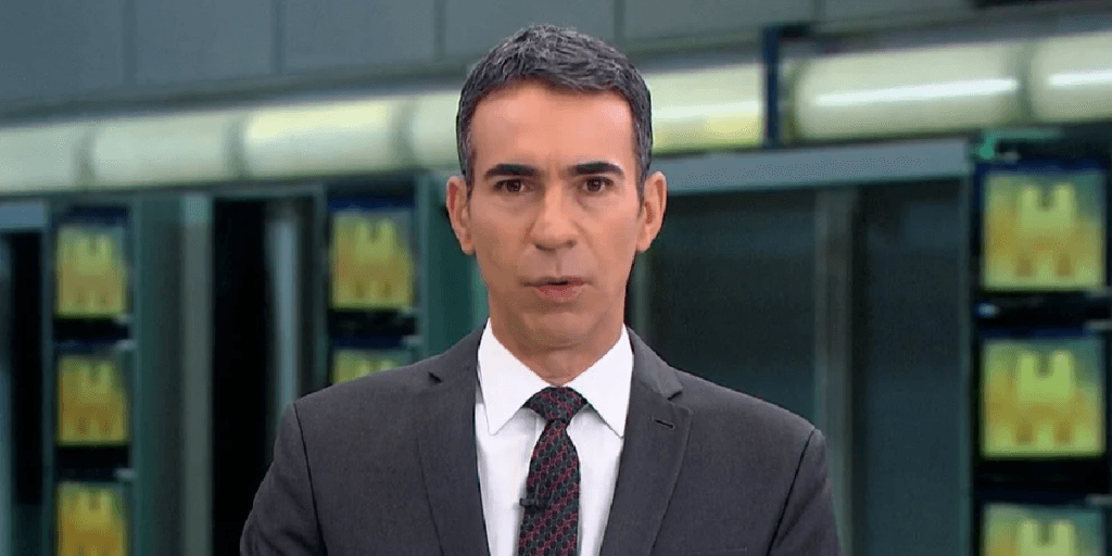 César Tralli diz o que passa dentro da Globo logo pela manhã e mostra bastidores do JH: "Sempre"