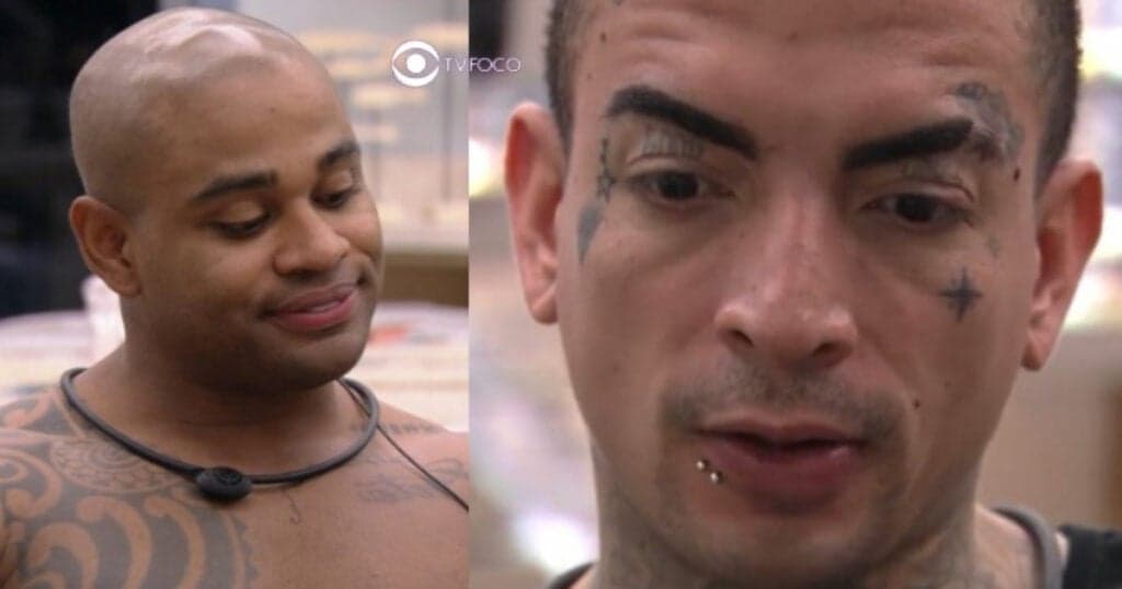 BBB23 - Cézar debocha de 'Camarotes' na frente de MC Guimê: "Não tem famosos"