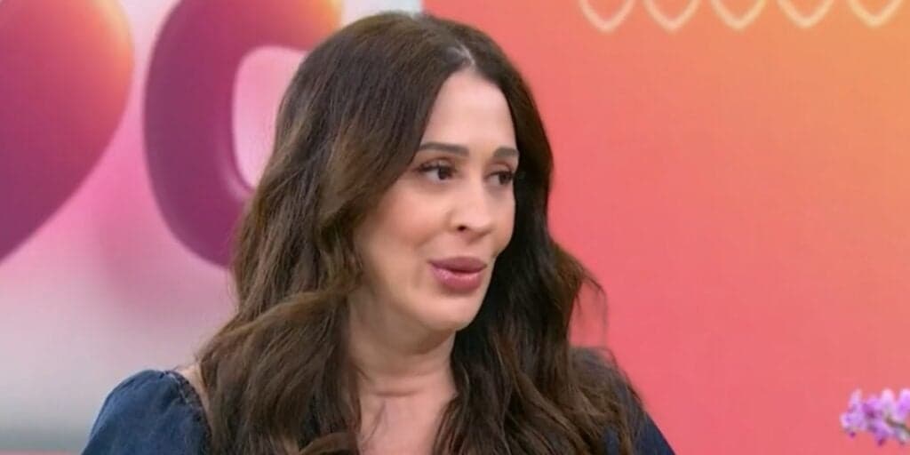 Claudia Raia no Mais Você (Foto: Reprodução / Globo) 