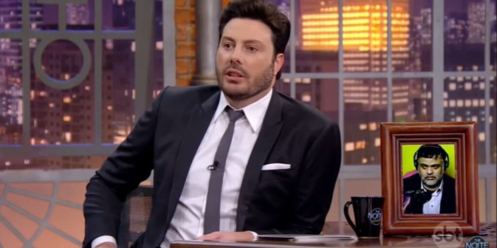 A fala desbocada de Danilo Gentili ao receber estrela no The Noite: "Chamei porque achei que ia te pegar"
