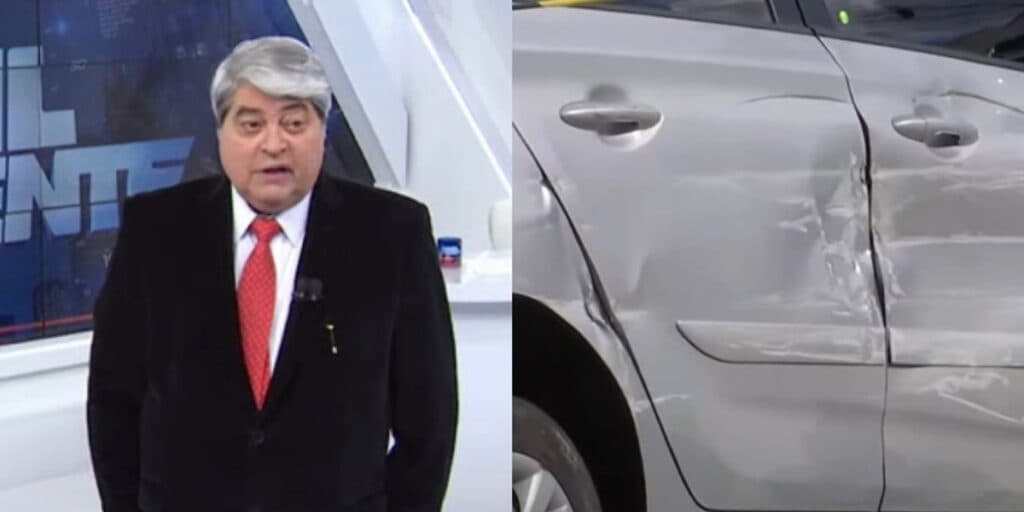 Ao vivo: Datena, sem falar com Catia Fonseca, abre o Brasil Urgente com notícia às pressas e convoca equipe da Band
