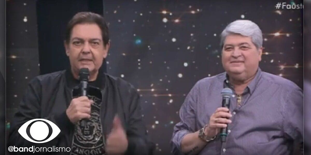 José Luiz Datena em homenagem no "Faustão na Band" (Foto Reprodução/YouTube) José Luiz Datena em homenagem no "Faustão na Band" (Foto Reprodução/YouTube)